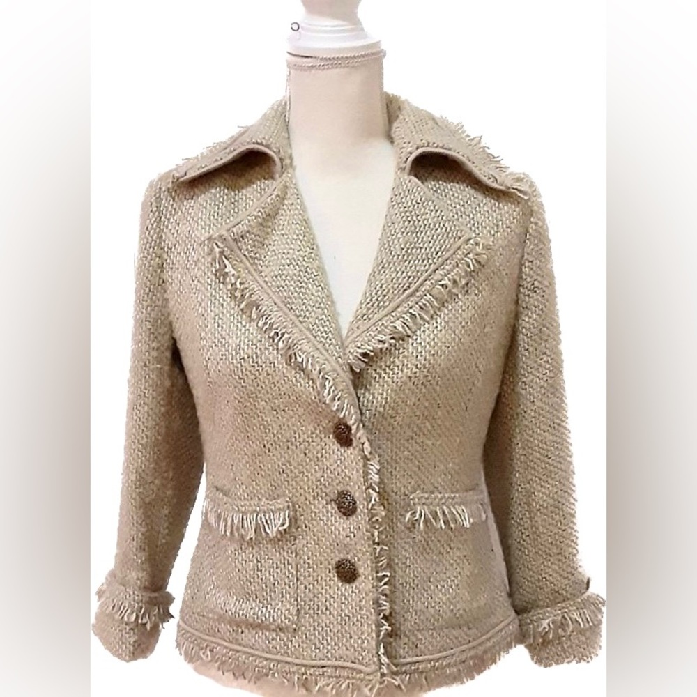 Women's Jacket, New York & Co., Size 4, color - Camel